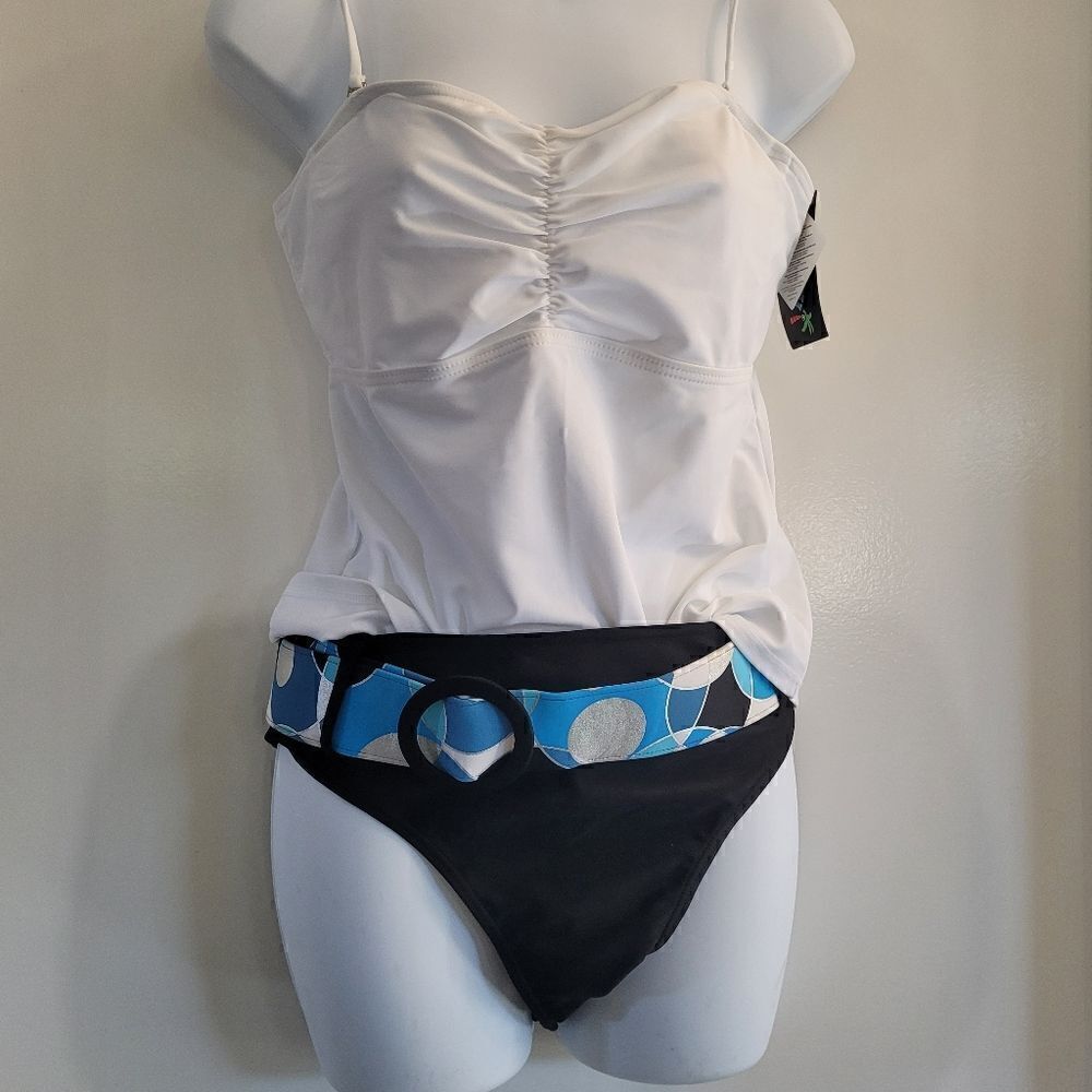 NWT Bikini Bay Tankini (Size 12) and Bottoms (Size 14)